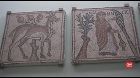 VIDEO: Mosaik Langka di Museum Mosaik Bisantium Libya