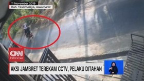 VIDEO: Aksi Jambret Terekam CCTV, Pelaku Dibekuk