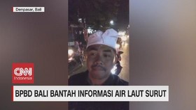 VIDEO: BPBD Bali Bantah Informasi Air Laut Surut