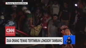 VIDEO: Dua Orang Tewas Tertimbun Longsor Tambang