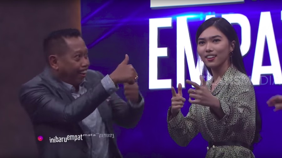 Gak Jaim, Ini Aksi Kocak Isyana Saat Jadi Tukul Arwana