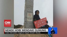 VIDEO: Nenek 66 Tahun Hobi Mendaki Gunung