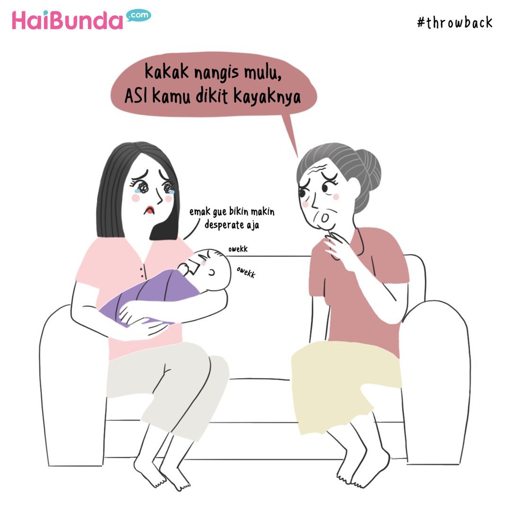Berbagai tantangan dialami Bunda di komik ini saat menyusui kakak yang baru lahir. Kalau Bunda, apa tantangan yang dialami? Share yuk di kolom komentar.