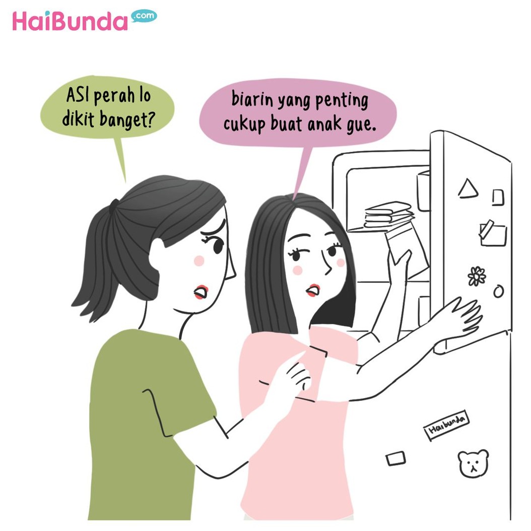 Berbagai tantangan dialami Bunda di komik ini saat menyusui kakak yang baru lahir. Kalau Bunda, apa tantangan yang dialami? Share yuk di kolom komentar.