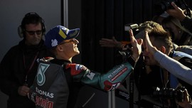 FOTO: Kalahkan Marquez, Quartararo Rebut Pole MotoGP Valencia