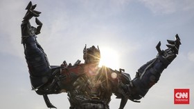 FOTO: 'Si Pitung' Jumpa 'Transformer' di Jakarta Cosplay 2019