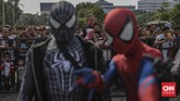 FOTO: 'Si Pitung' Jumpa 'Transformer' di Jakarta Cosplay 2019 Si Pitung, Naruto, sampai Superman dan Thanos terlihat mondar-mandir di Lapangan Silang Monas, Jakarta Pusat, Minggu (17/11) dalam acara Jakarta Cosplay Parade.