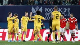 Kualifikasi Piala Eropa: Hazard Dua Gol, Belgia Bungkam Rusia