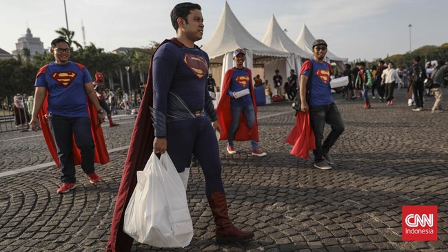 FOTO: 'Si Pitung' Jumpa 'Transformer' di Jakarta Cosplay 2019
