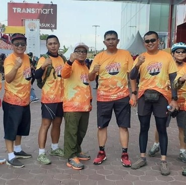 Dukung Tasikmalaya sebagai Kota Sehat, Transmart Gelar Gowes Bareng