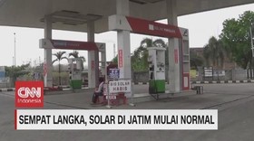 VIDEO: Sempat Langka, Solar di Jatim Mulai Normal
