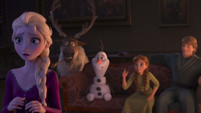 Nama rusa di film frozen