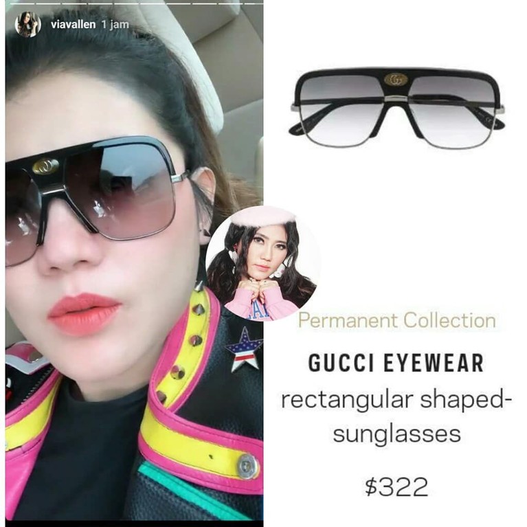 Tujuh koleksi kacamata mewah dari pedangdut cantik, Via Vallen, ini  bisa bikin kantong Insertizen kering. Apa saja koleksi kacamata mewahnya?