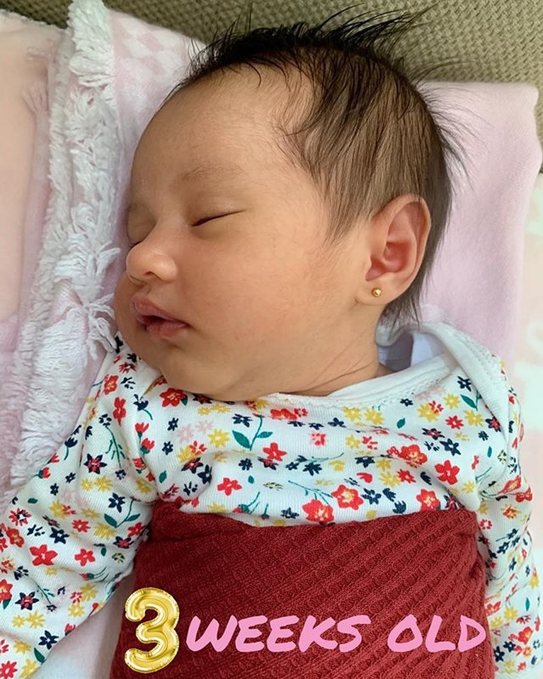 Beberapa potret cantik Khalisa, anak dari Kartika Putri dan Habib Usman.