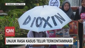 VIDEO: Unjuk Rasa Kasus Telur Terkontaminasi