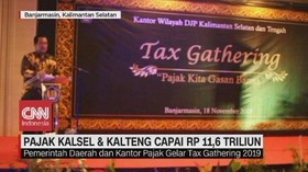 VIDEO: Pajak Kalsel dan Kalteng Capai Rp 11,6 Triliun