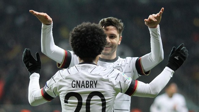 Timnas Jerman dan timnas Belanda sama-sama meraih kemenangan telak pada laga pamungkas Grup C Kualifikasi Piala Eropa 2022.