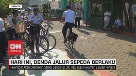 VIDEO: Denda Jalur Sepeda DKI Jakarta Berlaku Hari Ini