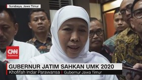 VIDEO: Gubernur Jatim Sahkan UMK 2020