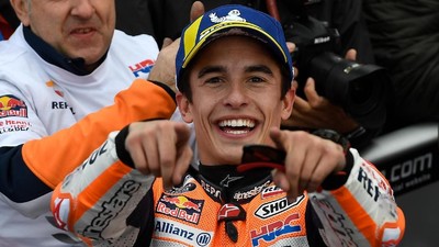Marquez Tertawa Sang Adik Kecelakaan di Tes MotoGP