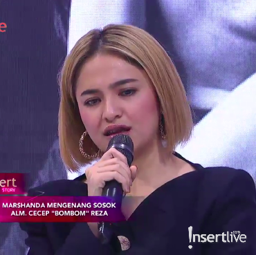 Curhat Marshanda Pernah Jaga Jarak dengan Almarhum Cecep Reza