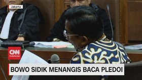 VIDEO: Bowo Sidik Menagis Baca Pledoi