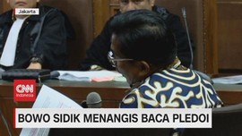 VIDEO: Bowo Sidik Menagis Baca Pledoi