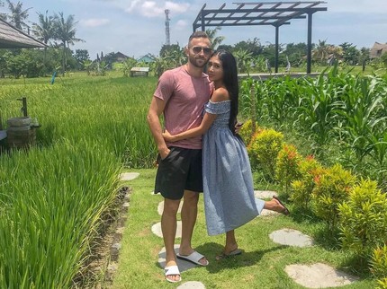 Momen Striker Bali United Ilija Spasojevic bersama Mendiang Istri
