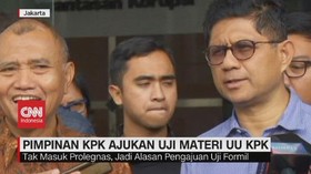 VIDEO: 3 Pimpinan KPK Ajukan Uji Materi UU KPK