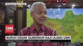 VIDEO: Buruh Desak Gubernur Ganjar Pranowo Kaji Ulang UMK