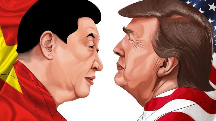 INFOGRAFIS, Damai Perang Dagang As-China Berujung Kebuntuan