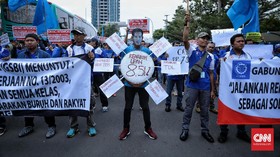 Upah Minimum Kabupaten Bekasi Naik Jadi Rp4,79 Juta