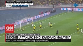 VIDEO: Timnas Indonesia Takluk 0-2 di Kandang Malaysia