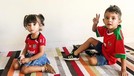 Beberapa potret manis dua anak Lelhy dan Ilija Spasojevic&period; Foto-foto mereka sangat menggemaskan&period;