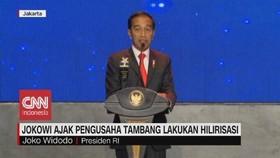 VIDEO: Jokowi Ajak Pengusaha Tambang Lakukan Hilirisasi