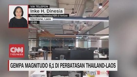 VIDEO: Gempa Magnitudo 6,1 di Perbatasan Thailand & Laos