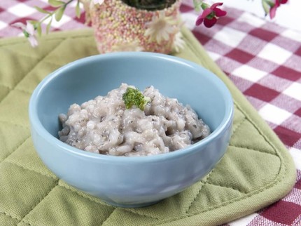 Resep MPASI Bubur Saring Salmon Kaya Nutrisi