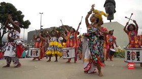 VIDEO: Serunya Hari Kesadaran Kulit Hitam di Brasil