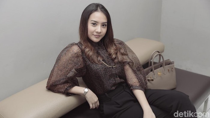 Anya Geraldine saat ditemui di kawasan Balai Sarbini.