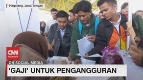 VIDEO: Rp.3 - 7 Juta, 'Gaji' Untuk Pengangguran