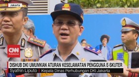 VIDEO:Dishub DKI Umumkan Aturan Keselamatan Pengguna E-Skuter