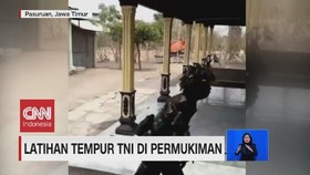 VIDEO: Latihan Tempur TNI di Permukiman