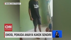 VIDEO: Emosi, Pemuda Aniaya Kakek Sendiri