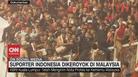 VIDEO: Suporter Indonesia Dikeroyok di Malaysia