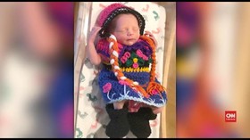 VIDEO: Bayi di AS Didandani Bak Karakter Film 'Frozen 2'