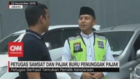 VIDEO: Petugas Akan Sita Kendaraan yang Tunggak Pajak