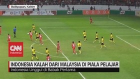VIDEO: Indonesia Kalah dari Malaysia di Piala Pelajar