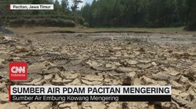 VIDEO: Kemarau Panjang, Sumber Air PDAM Pacitan Mengering