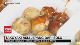 VIDEO: Viral, Takoyaki Asli Jepang Dari Solo