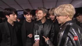 VIDEO: BTS Sabet Tiga Piala American Music Awards 2019